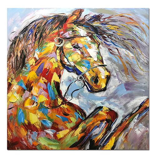 Wall Art Decor Canvas Painting Hand Painted Horse Wall Art