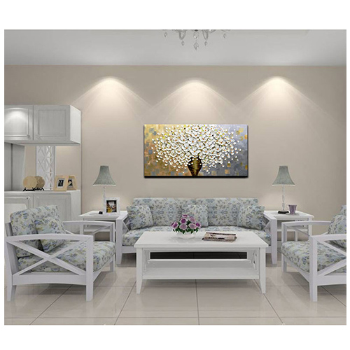 Canvas Oil Paintings Extra Large Flower Painting Wall Decor