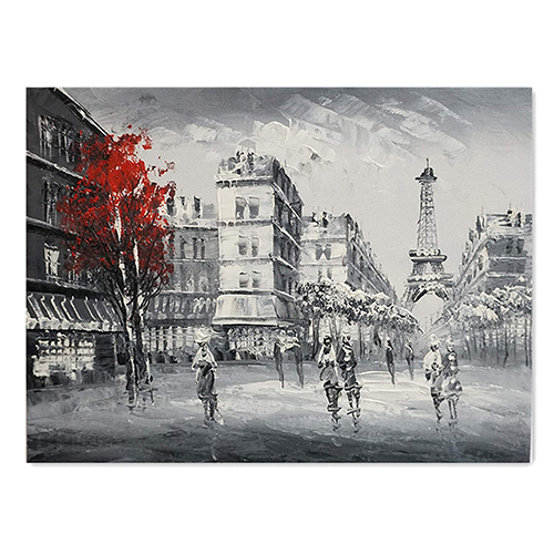 Canvas Painting Artwork Contemporary Eiffel Tower Oil Painting