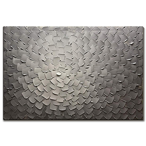 Artwork Painting Abstract Grey Wall Art Grey Wall Canvas