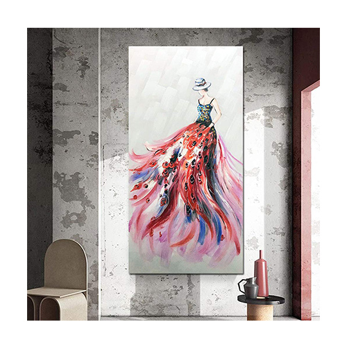 Acrylic Wall Painting Large Girl Painting Art Girls Wall Decor