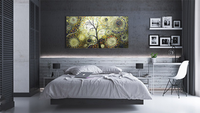 life of tree acylic on canvas painting a gift for parent