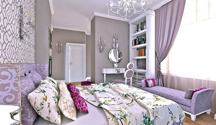 romantic design for femail bedroom
