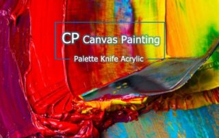 How to Paint the Easy Acrylic Palette Knife Painting