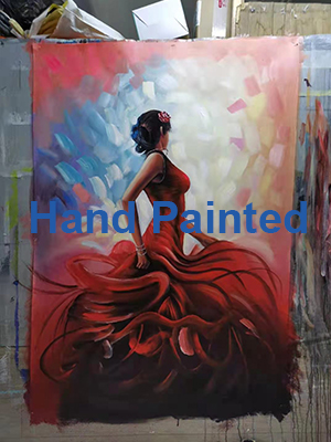 Flamenco-Dancer-Painting-For-Living-Room-Wall-Decorations-1