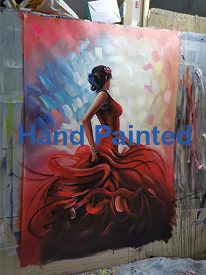 Flamenco-Dancer-Painting-For-Living-Room-Wall-Decorations-2