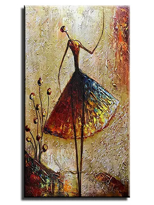 Lady-Oil-Painting-Hand-Painting-Abstract-On-Canvas-2