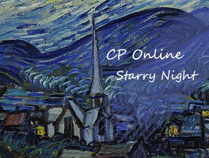 starry night painting description and aesthetic analysis