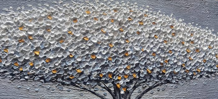 28*56 Inch 3D Oil Paintings On Canvas Abstract Tree Of Life - Image 3
