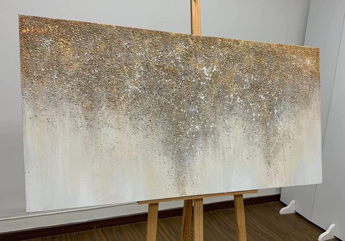 Country Night Glitter Starry Sky 30*60 Inch Home Abstract Art - Image 4