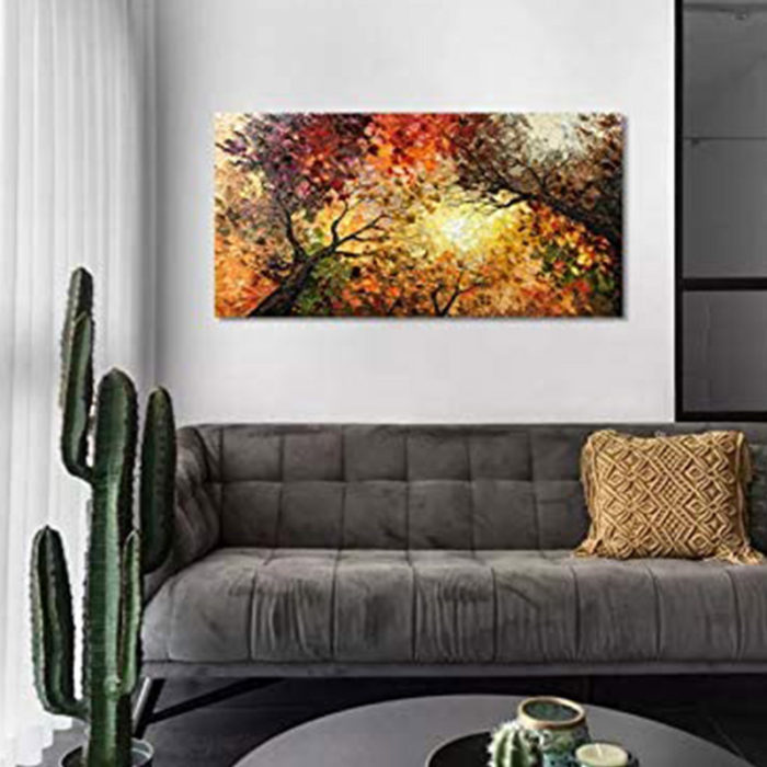 Giant Trees With Long History On 2856 Inch Canvas By Thick Acrylic