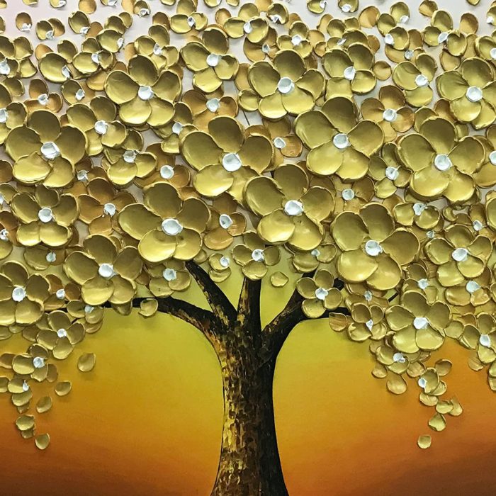 Large Gold Blossom Tree of Life Bring Happiness And Wealth - Image 3