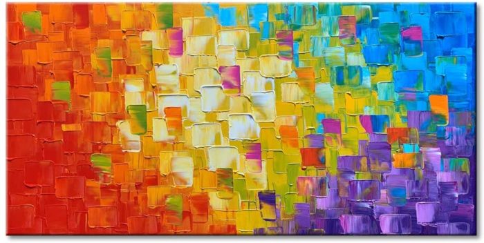 Modern Painting On Canvas 32*64 Inch Colorful Wall Art For Home Decor - Image 2