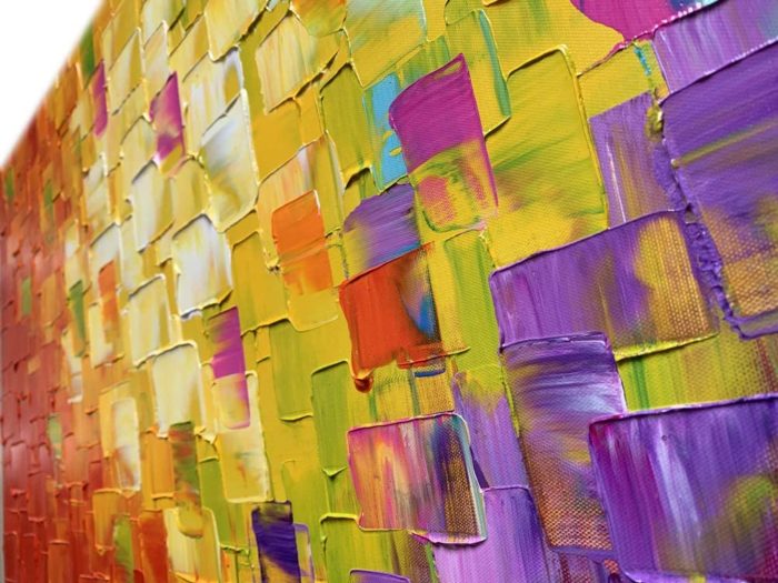 Modern Painting On Canvas 32*64 Inch Colorful Wall Art For Home Decor - Image 3