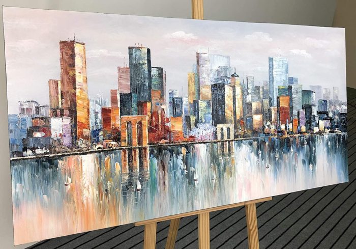 New York Cityscape Skyline Modern Living Room Decorations - Image 4