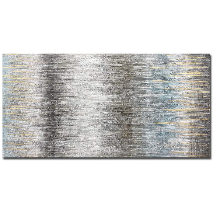 One Piece 32*64 Inch Grey-Silver Unframed Canvas Wall Art - Image 2
