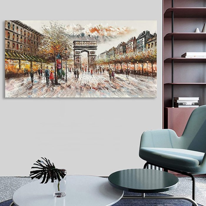 The Arc de Triomphe Paris Cityscape Modern Wall Decorations - Image 5