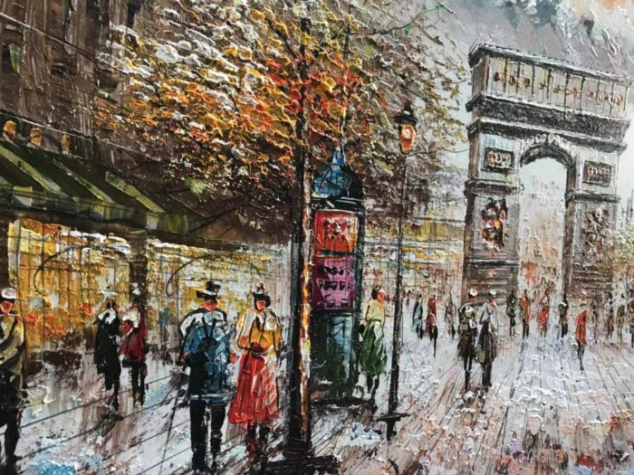 The Arc de Triomphe Paris Cityscape Modern Wall Decorations - Image 3