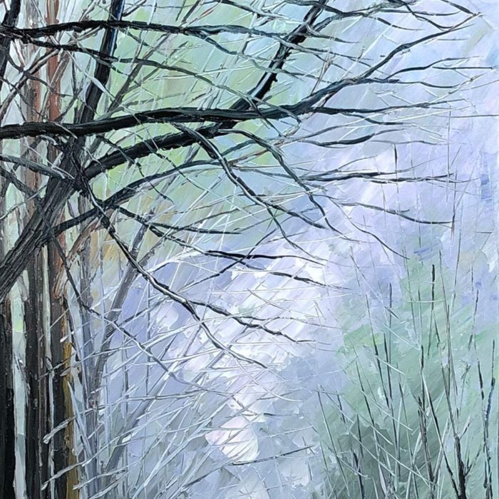 Twilights Romantic Couple Street Scenes Vertical Canvas Wall Art - Image 4