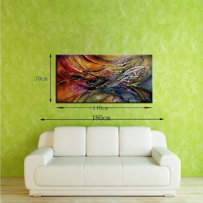 Abstract Art Canvas Painting 100% Hand Painted Artwork Decor Wall