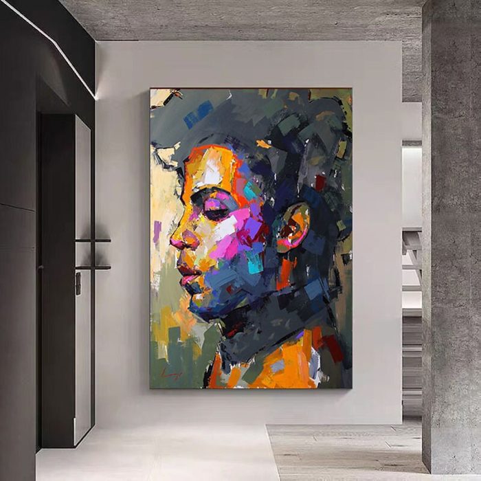 Abstract Figures Oil Painting Prince Rogers Nelson Wall Art Decor