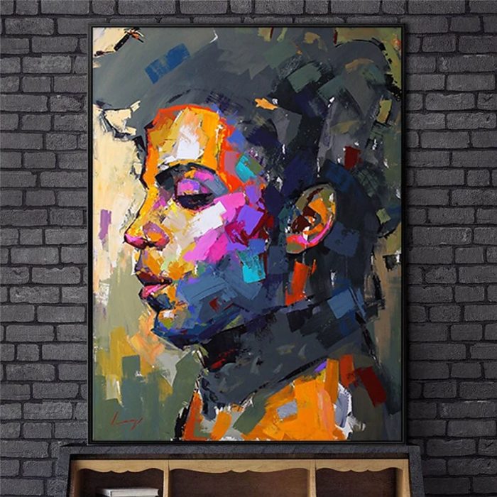 Abstract Figures Oil Painting Prince Rogers Nelson Wall Art Decor - Image 6