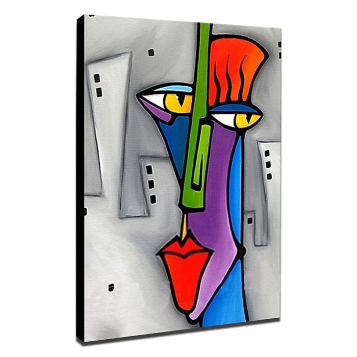 Abstract Portrait Picasso Pop Art Painting Home Decoration Décor - Image 3