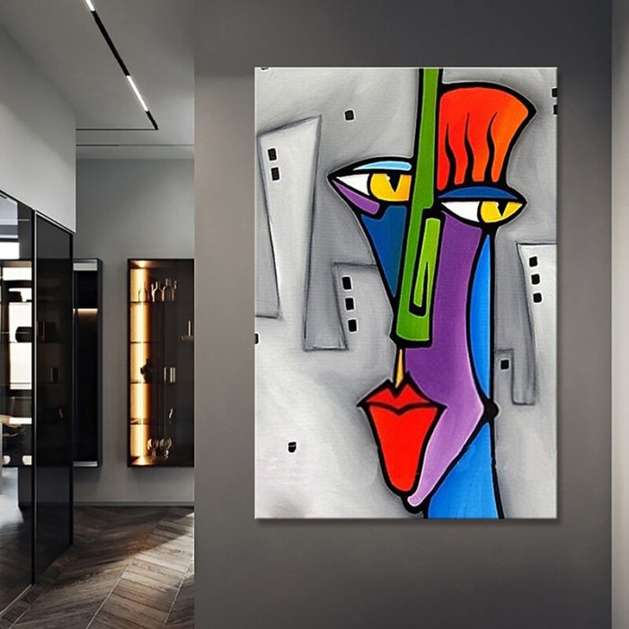 Abstract Portrait Picasso Pop Art Painting Home Decoration Décor - Image 5