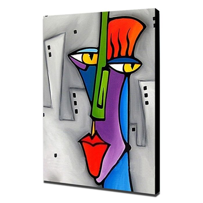 Abstract Portrait Picasso Pop Art Painting Home Decoration Décor - Image 4