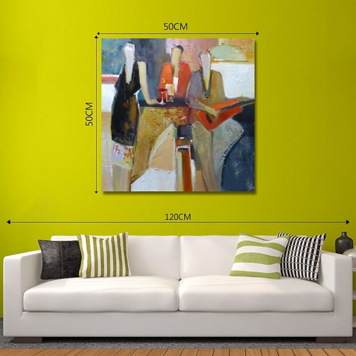 Abstract Woman Characters Painting Fine Arts Decor Living Room - Image 7