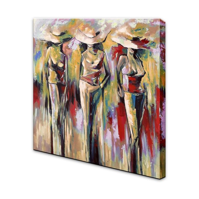 Fashionable Lady Figures Canvas Wall Art Living Room Decoration - Image 4