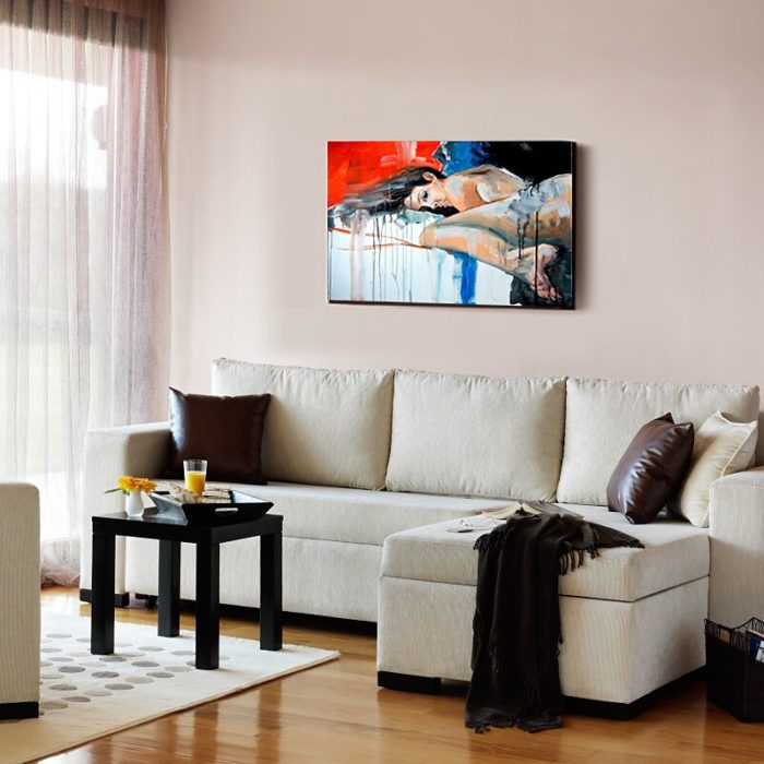Modern Figure Oil Painting Fine Arts Sexy Girl Decoration For Home - Image 5