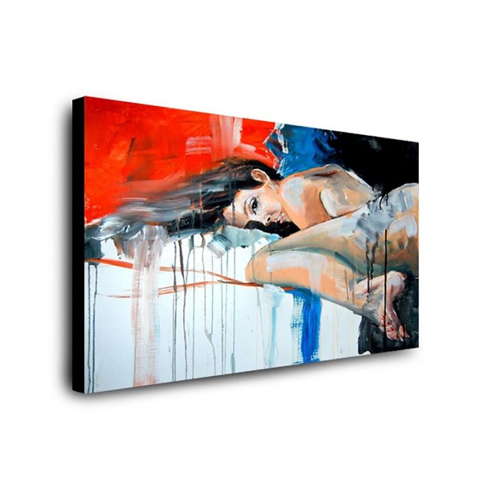 Modern Figure Oil Painting Fine Arts Sexy Girl Decoration For Home - Image 3