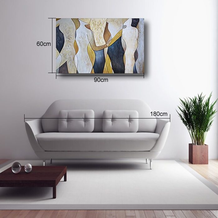 Modern Figures Abstract Handmade Paintings Home Decorations