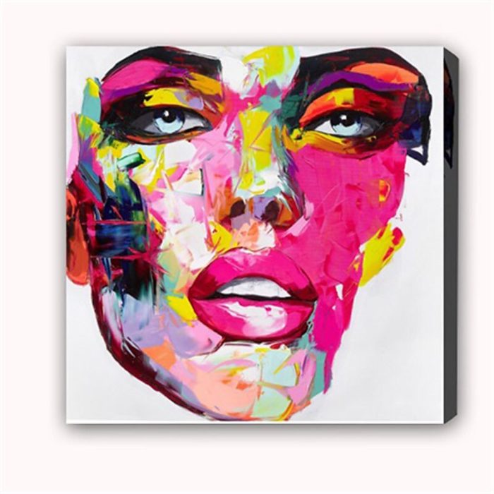 Modern Half Face Figures Paintings Portrait Home Decorations - Image 2