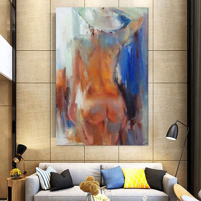 Nude People Modern Oil Painting On Canvas Decorations For Sofa
