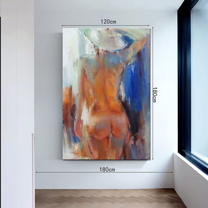 Nude People Modern Oil Painting On Canvas Decorations For Sofa - Image 5