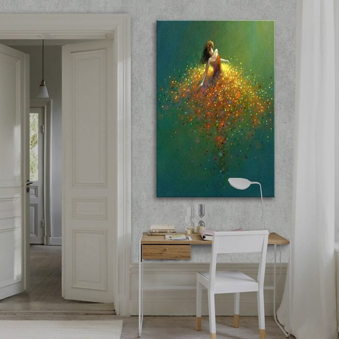 Portrait Painting Mystical Female Elves Canvas Art Decor Hallway - Image 7