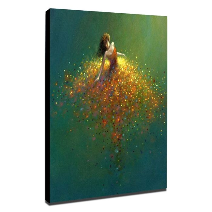 Portrait Painting Mystical Female Elves Canvas Art Decor Hallway - Image 3