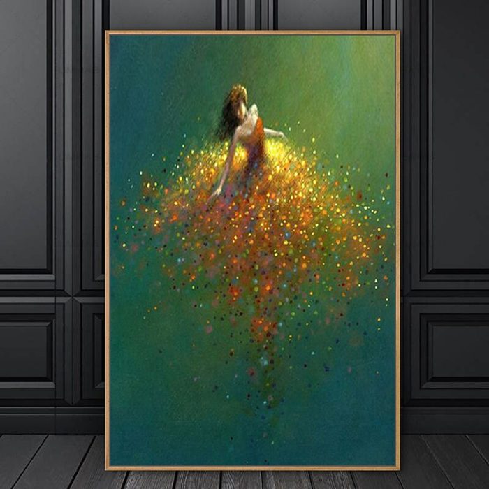 Portrait Painting Mystical Female Elves Canvas Art Decor Hallway - Image 5