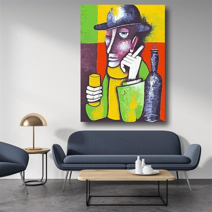 Unframed Oil Painting Picasso Acrylic Painting For Living Room - Image 5