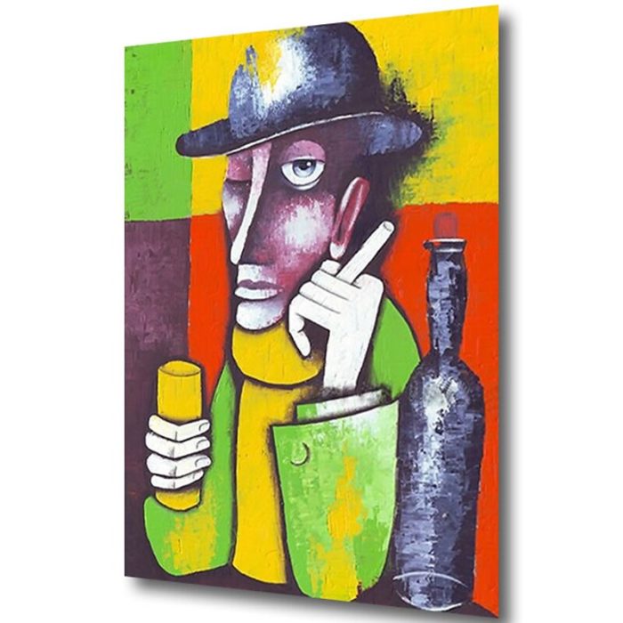 Unframed Oil Painting Picasso Acrylic Painting For Living Room - Image 4