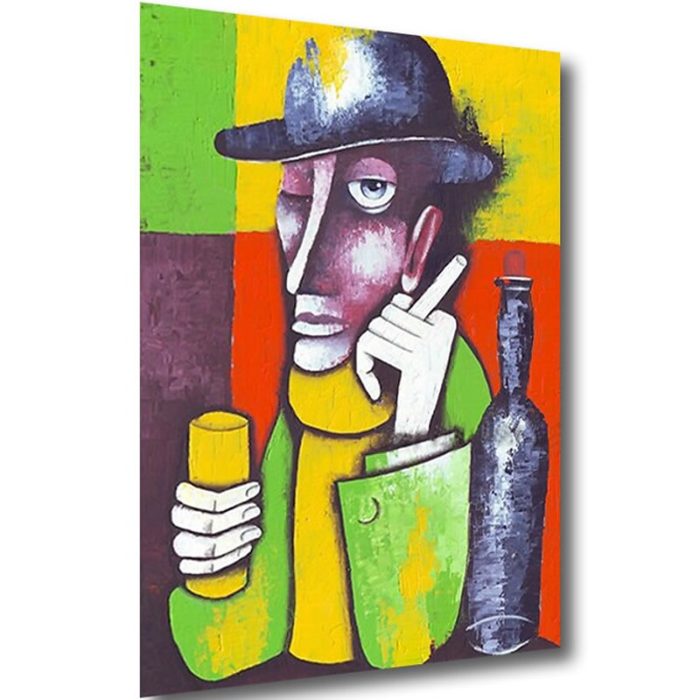 Unframed Oil Painting Picasso Acrylic Painting For Living Room - Image 3