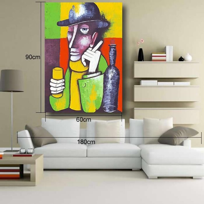 Unframed Oil Painting Picasso Acrylic Painting For Living Room - Image 6