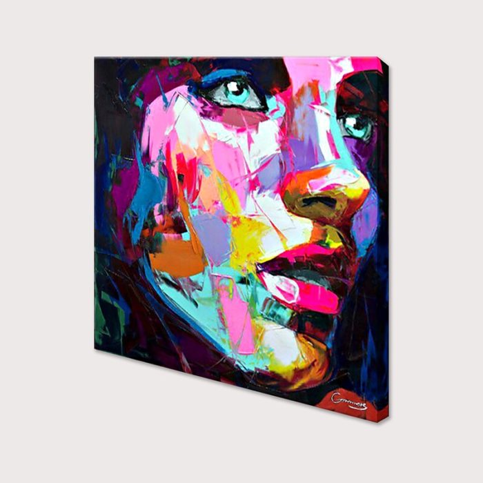Woman Face Portrait Painting Francoise Nielly Replication Artwork - Image 4