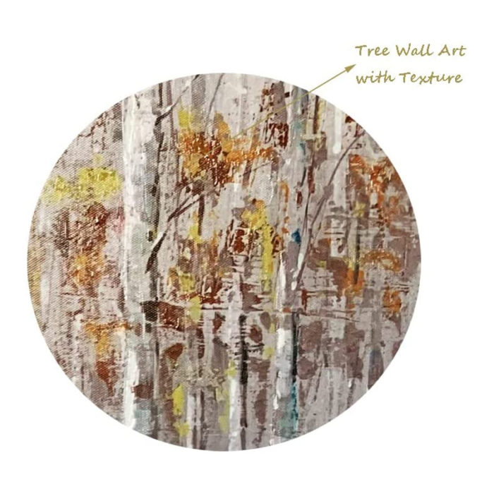 Aspen Canvas Wall Art 32*64 Inch Birch Tree Artwork For Bedroom - Image 3